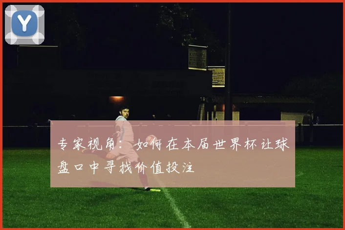 专家视角:如何在本届世界杯让球盘口中寻找价值投注